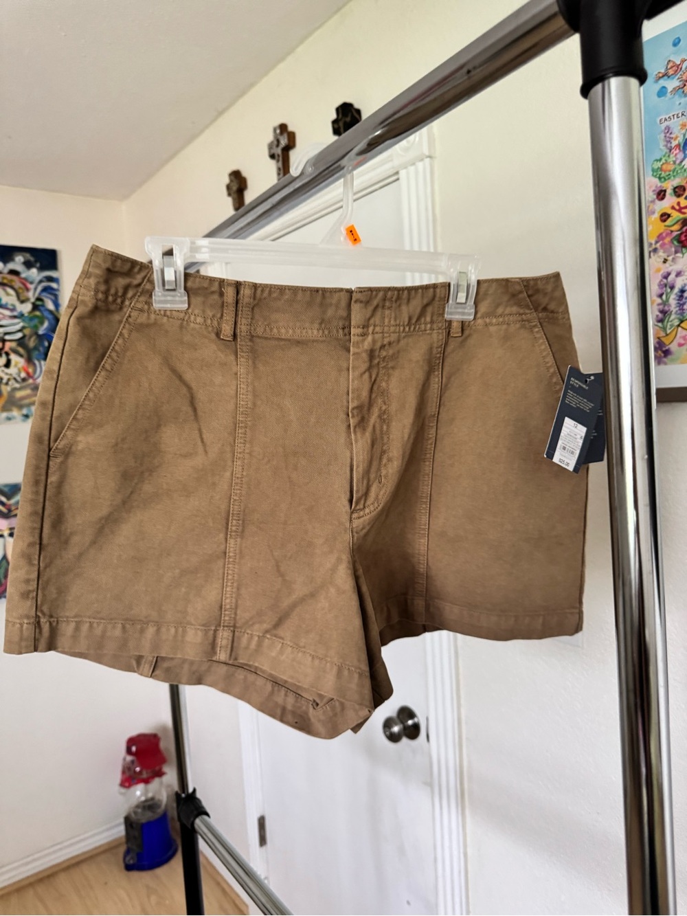 Universal Thread Tan Cotton Bermuda Shorts